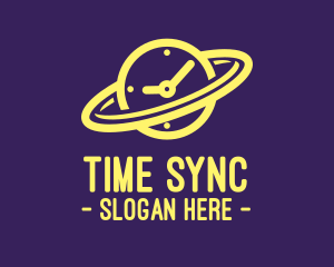 Time Orbit Planet logo design