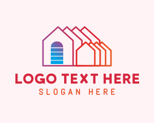 Lines - House Roof Lines logo design