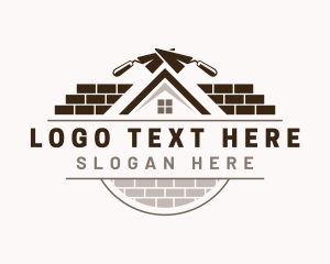 Masonry Bricklaying Contractor Logo