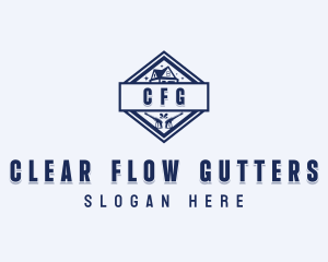 Gutter Cleaning Pressure Washer logo design