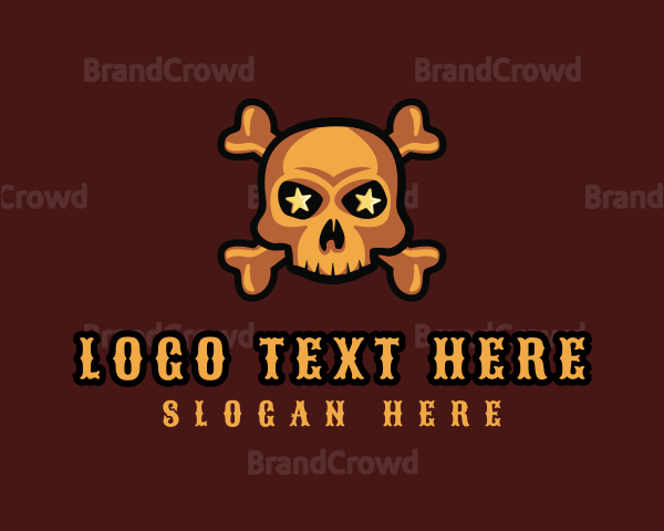 Gaming Skull Star Logo