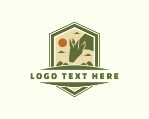 Barn - Farm Goat Herding logo design