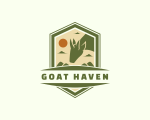 Farm Goat Herding logo design