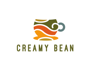 Latte - Elegant Coffee Cup logo design