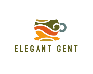 Elegant Coffee Cup logo design