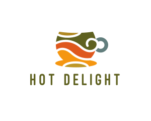 Elegant Coffee Cup logo design