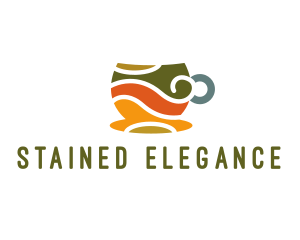 Elegant Coffee Cup logo design