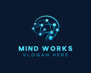 Mind - Network Mind Technology logo design