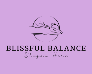 Woman Massage Spa logo design