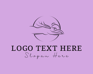 Pamper - Woman Massage Spa logo design