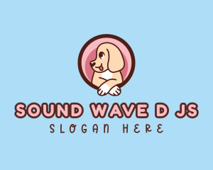 Trainer - Cute Dog Puppy logo design