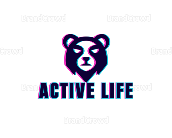 Bear Esports Anaglyph Logo