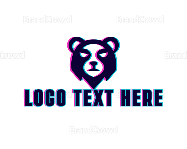 Bear Esports Anaglyph Logo