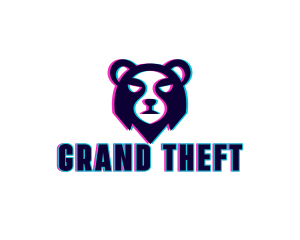 Bear Esports Anaglyph Logo