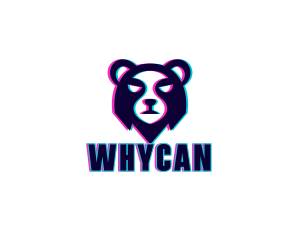 Bear Esports Anaglyph Logo