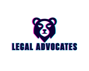 Esports - Bear Esports Anaglyph logo design
