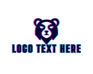 Bear Esports Anaglyph Logo