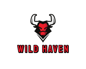 Raging Wild Bull logo design