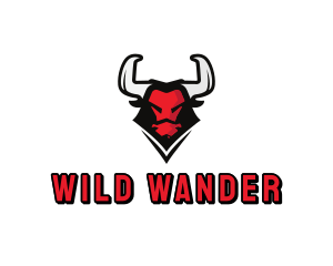 Raging Wild Bull logo design