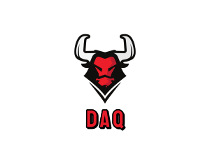 Grill - Raging Wild Bull logo design