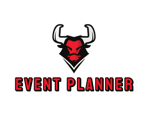 Gamer - Raging Wild Bull logo design