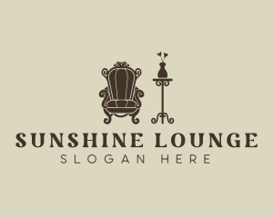 Armchair Furniture Interior logo design