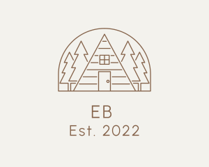 Tourism - Nature Cabin Campsite logo design