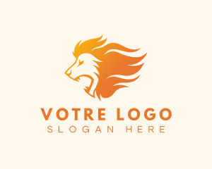 Carnivore - Lion Zoo Wildlife logo design
