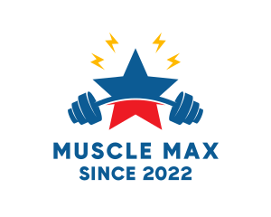 Bodybuilding - Star Bodybuilding Weights logo design