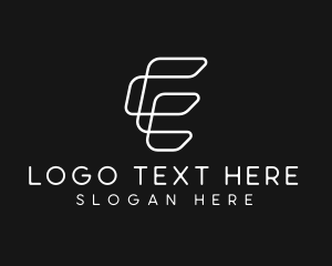 Logistics - Modern Media Letter E logo design