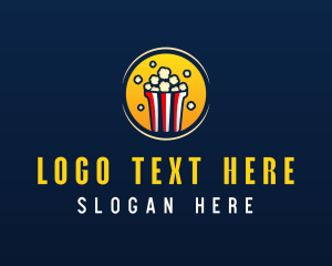 Theater - Popcorn Snack Food logo design