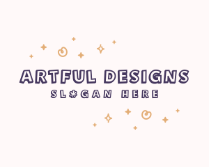 Cute Doodle Art Shapes logo design