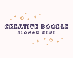 Cute Doodle Art Shapes logo design