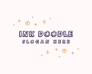 Cute Doodle Art Shapes logo design