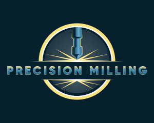 Milling - Laser Industrial Metalworks logo design