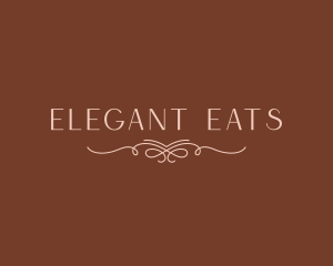 Elegant Beauty Wordmark logo design