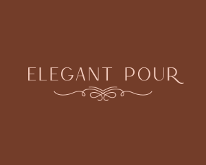 Elegant Beauty Wordmark logo design