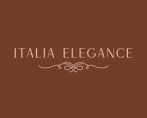 Elegant Beauty Wordmark logo design