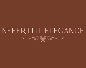 Elegant Beauty Wordmark logo design