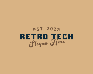 Vintage Retro Company logo design