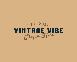 Vintage Retro Company logo design