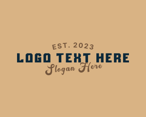 Enterprise - Vintage Retro Company logo design