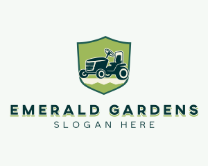 Lawn Mower Gardening Lawn  logo design