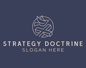 Doctrine - Dove Cross Fellowship logo design