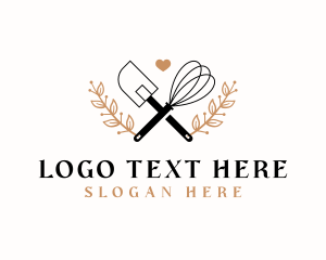 Baking Whisk Spatula Logo