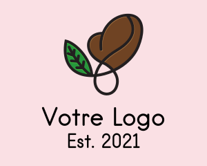 Latte - Heart Coffee Balloon logo design