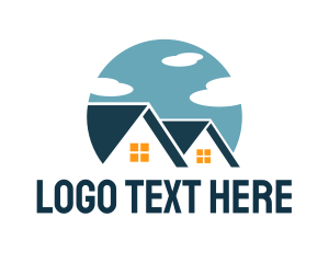 Builder - Roofing Apartment House logo design