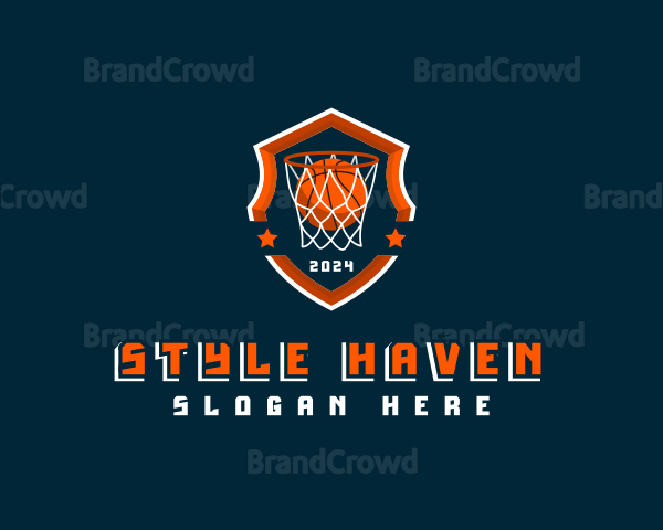 Basketball League Sports Logo