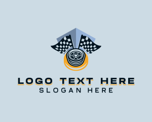 Lug Wrench - Automotive Race Tires logo design