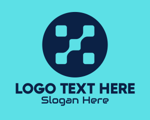 Program - Tech Letter X logo design